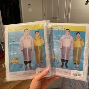 Four brand new adult ponchos